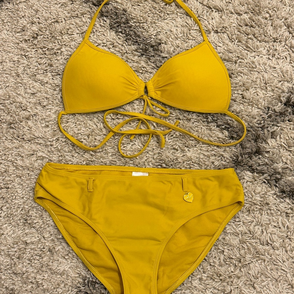Yellow / Gold Body Glove Medium Bikini Set